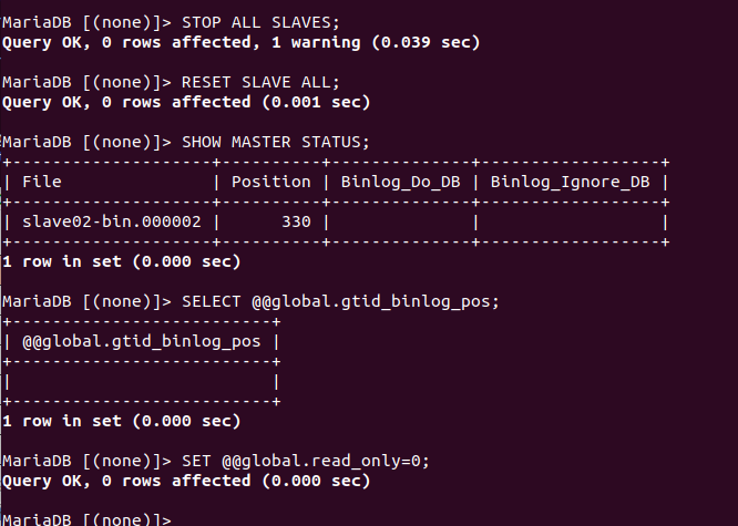 设置slave02主机为MASTER