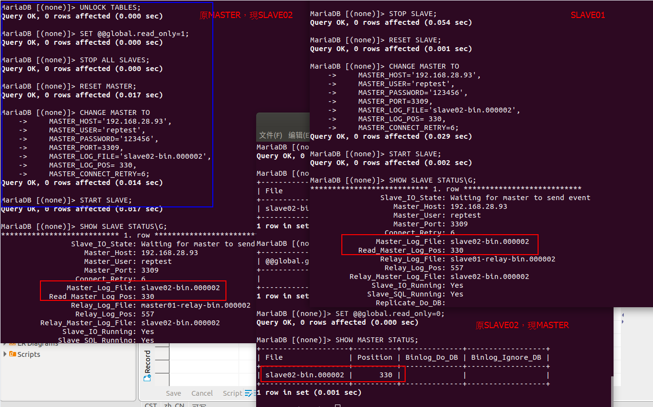 更改原master主机配置,修改为slave2主机