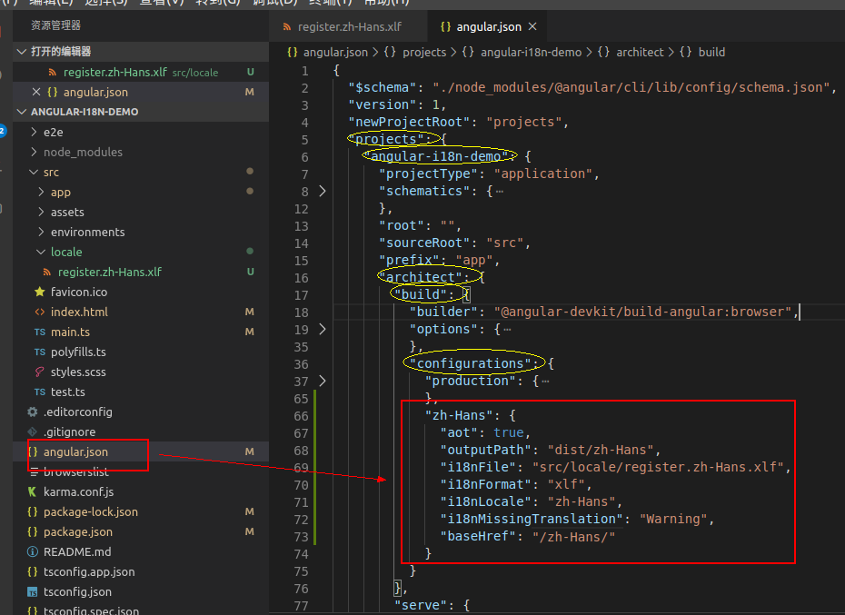 添加i8n多国语言编译配置